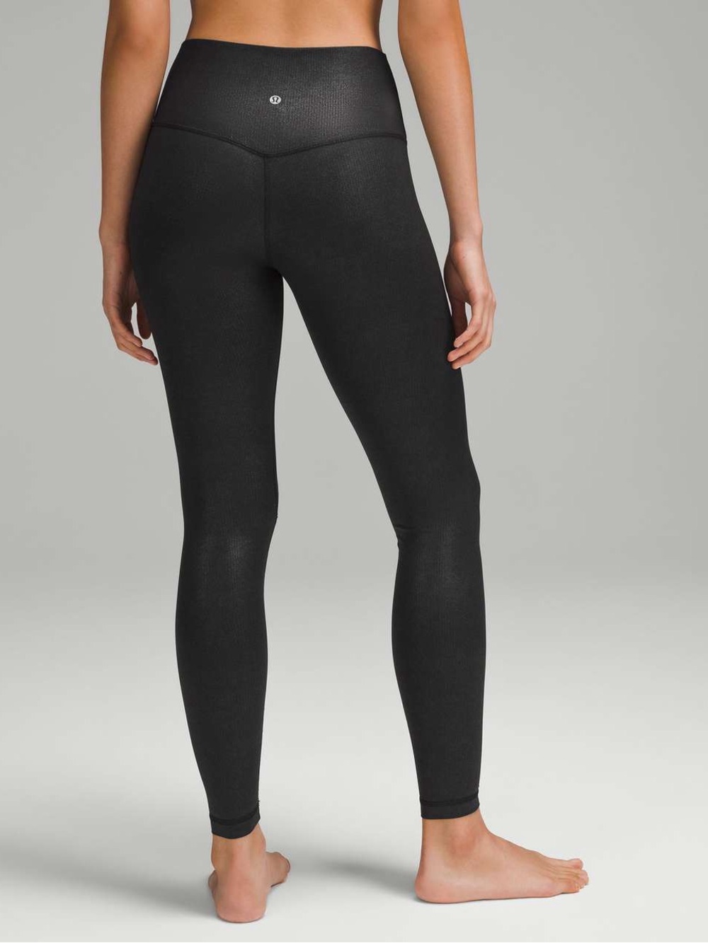 Lululemon Foil Black High-Rise Align Leggings